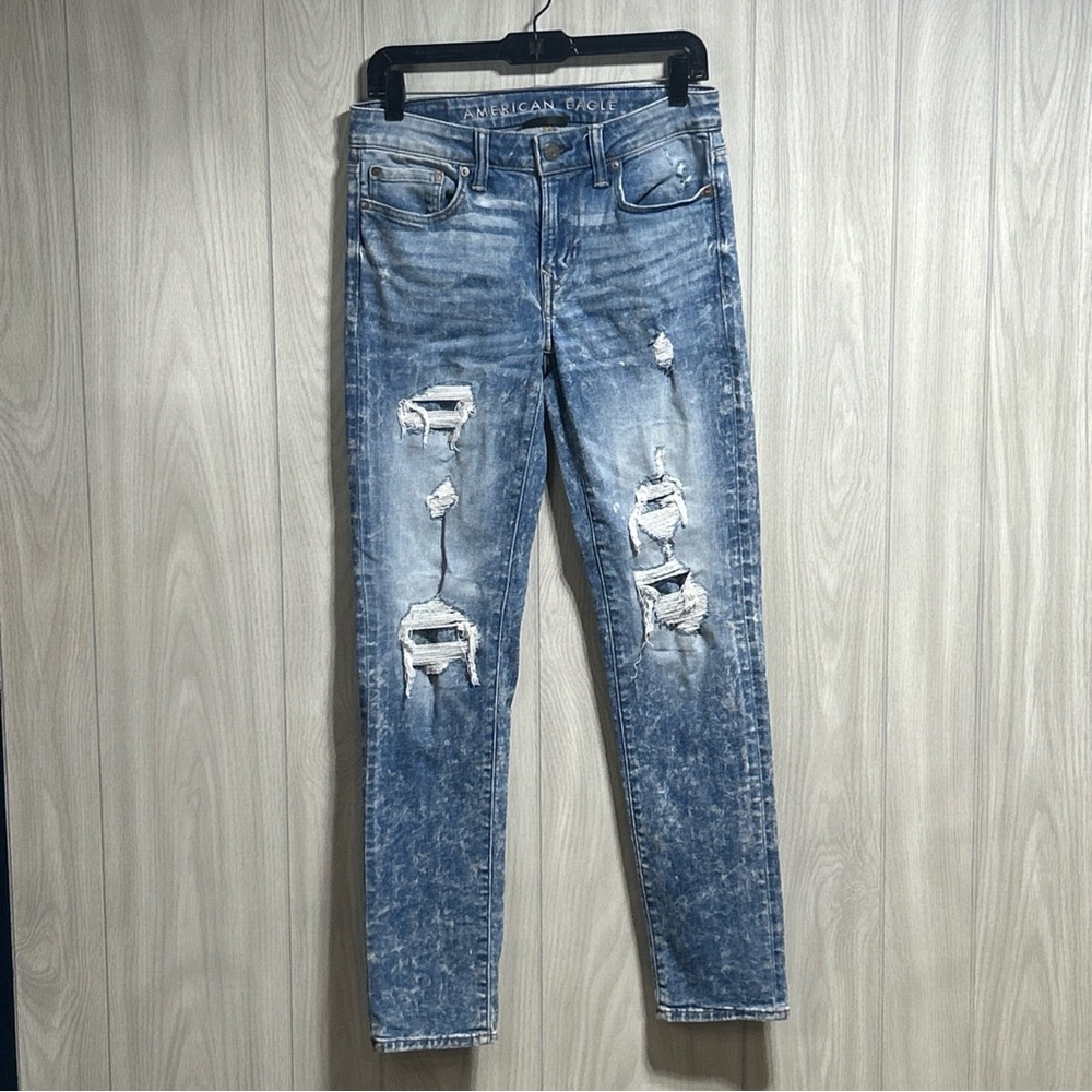 American Eagle Next Level Airflex Skinny Distressed Mens Jeans Size 30X32